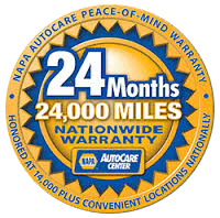 24 Months/24,000 Miles Warranty badge